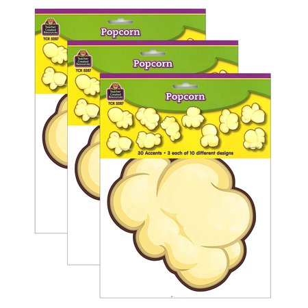 TEACHER CREATED RESOURCES Popcorn Accents, 30 Pieces, PK3 TCR5287